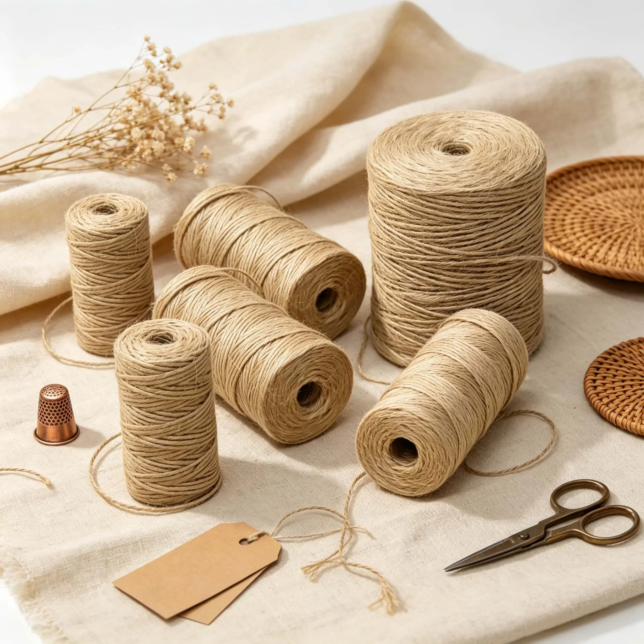 Natural Florist Supply - Cordel de Yute Natural de 1mm
