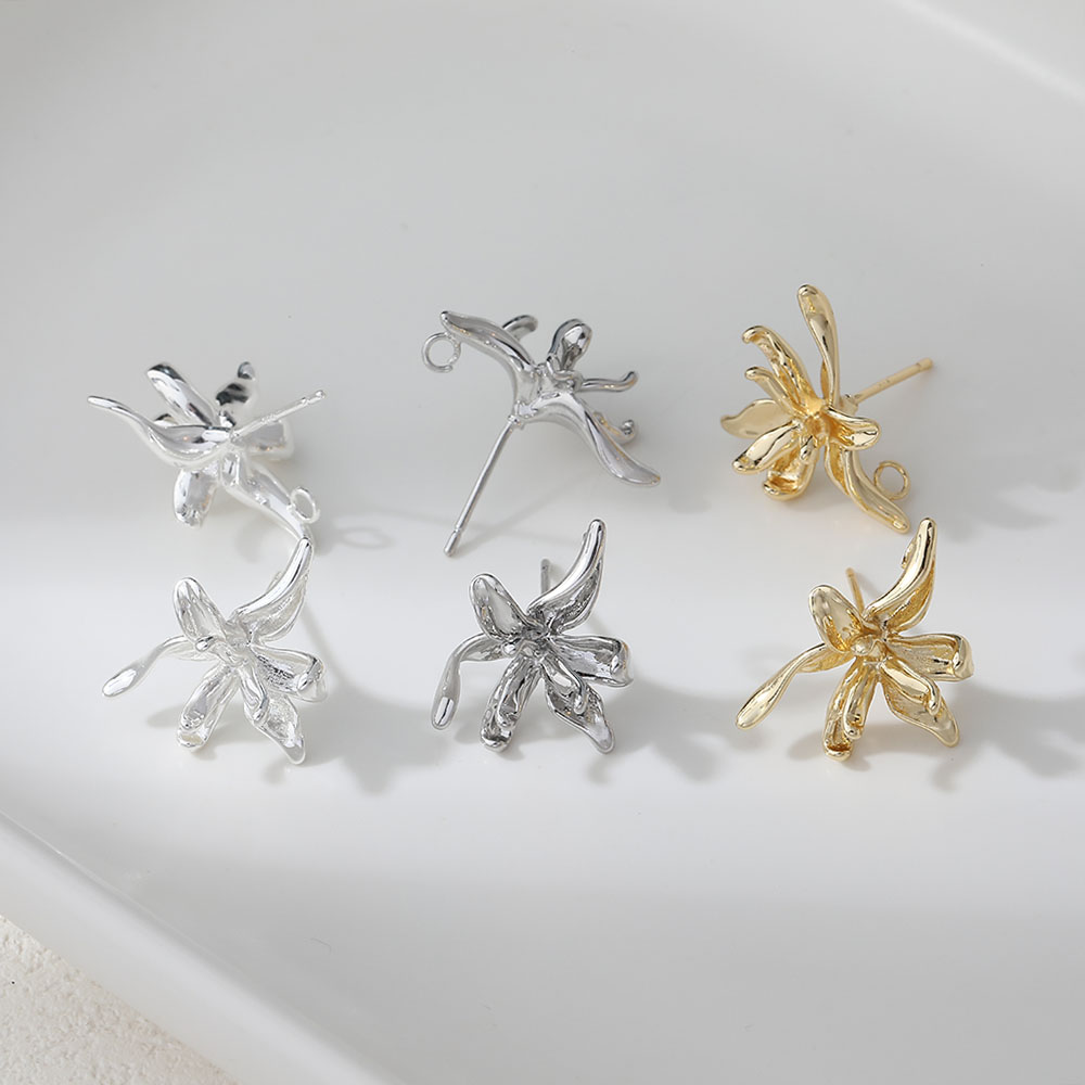 Flower Supply - 4 Uds. De pendientes delicados con
