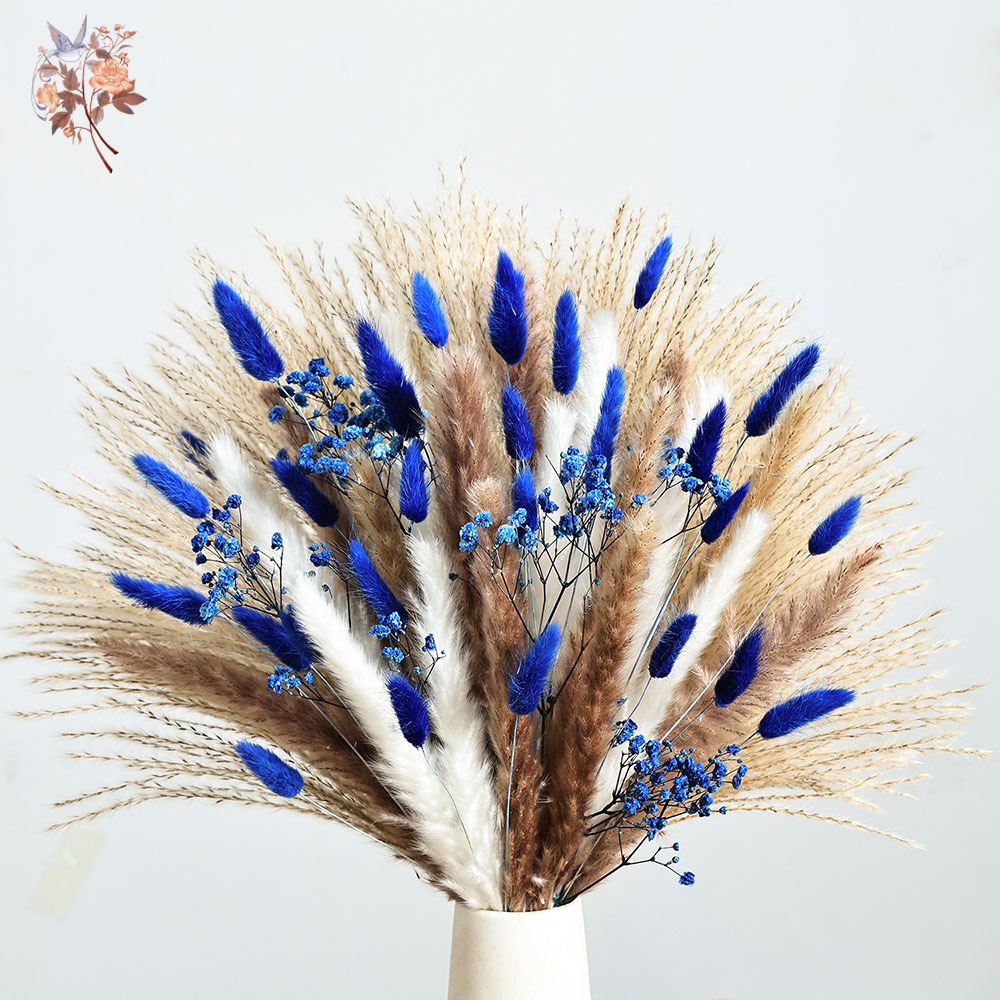 Cola de conejo esponjosa azul  - Florist Supp reseña y precio