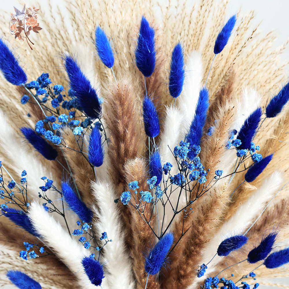 Cola de conejo esponjosa azul  - Florist Supp reseña y precio