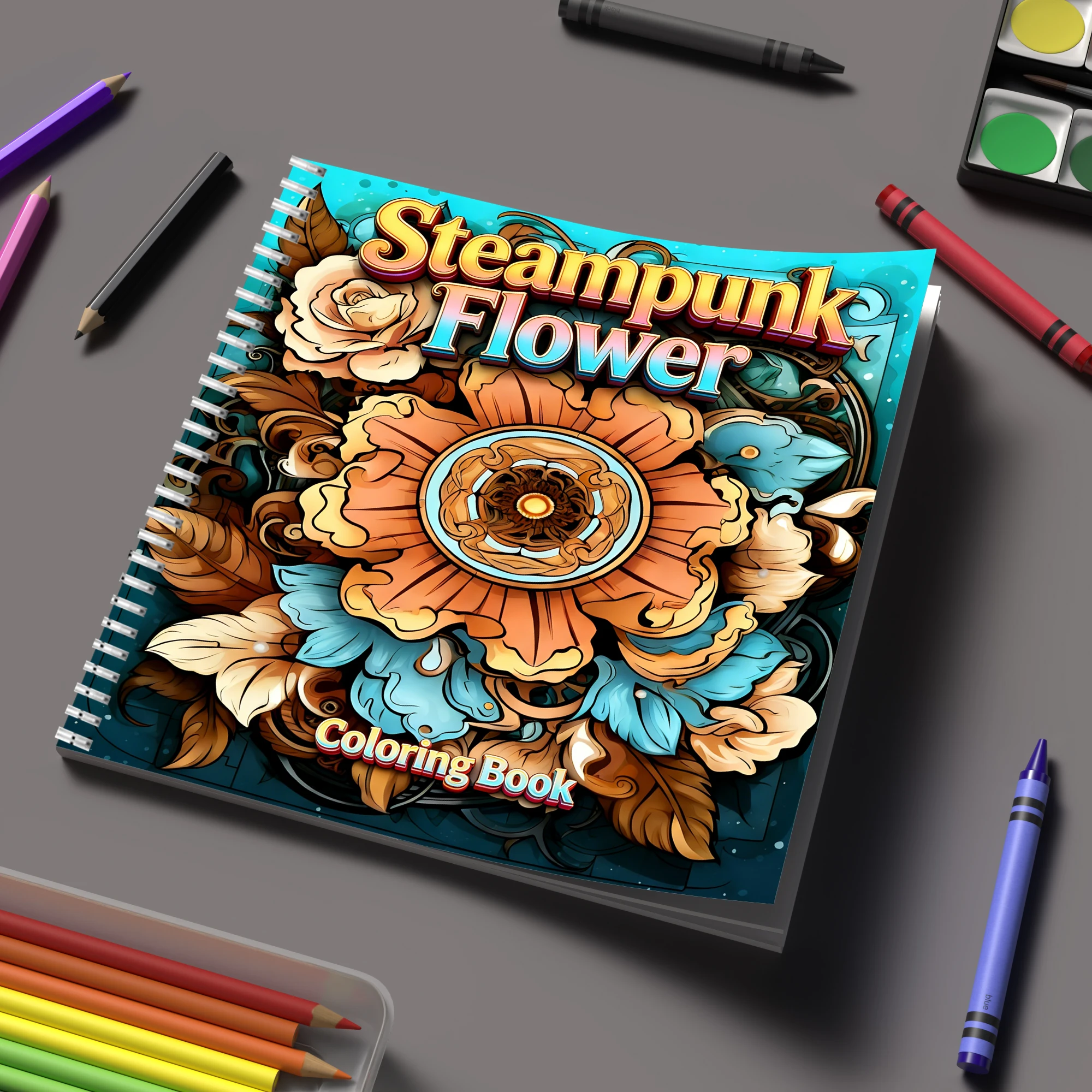 Libro para colorear de flores  - Flower Supply reseña y precio